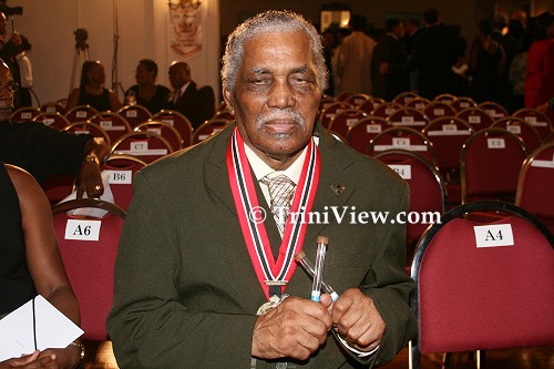 Anthony Williams received the Order of the Republic of Trinidad and Tobago